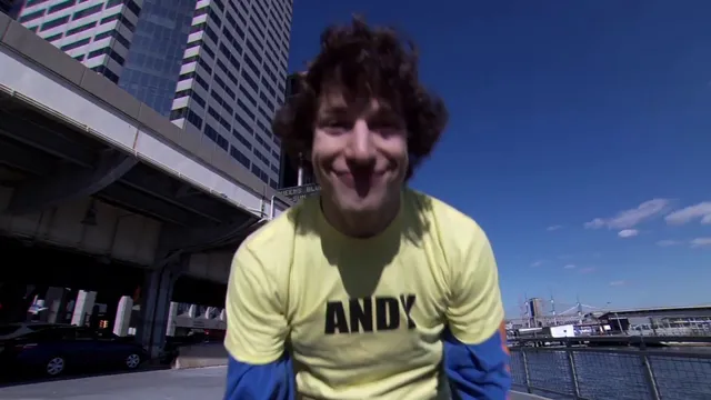 Andy Popping Into Frame