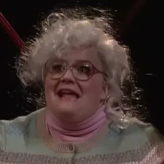 Elderly woman target dummy