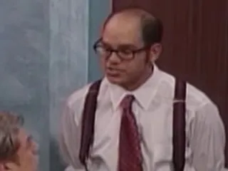 Guy in Ding Dong Burgers commercial, Globo-Chem meeting attendees