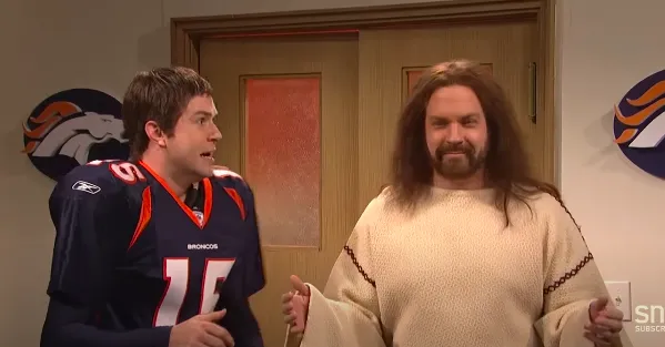Jesus Visits Tim Tebow and The Denver Broncos