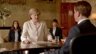 Angela Merkel Meets Emmanuel Macron