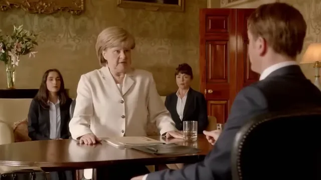 Angela Merkel Meets Emmanuel Macron