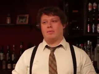 Santa In A Bar