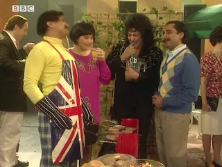 BBQ at the Coopers'