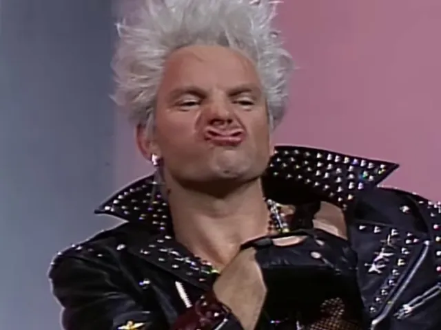 Sting as Billy Idol in The Sinatra Group (Saturday Night Live, January 19, 1991).