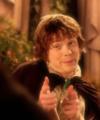 Comic-relief hobbit