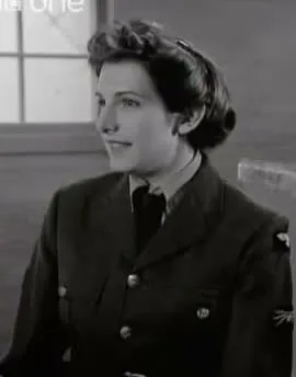 Dark-haired Servicewoman