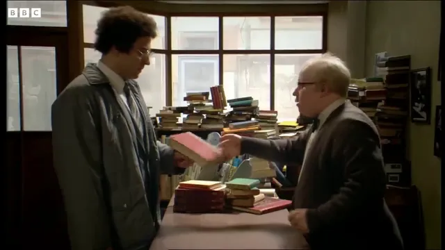 Mr Mann and Roy: Book Shop