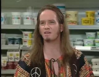 Jeff (posing as a hippie)
