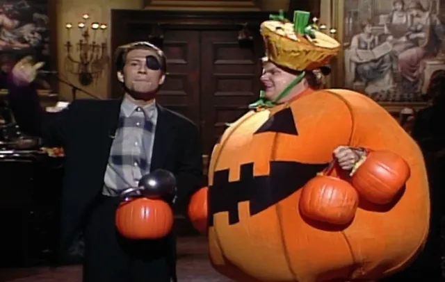 Monologue: Christian Slater Goes Trick-or-Treating Backstage