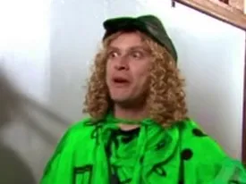 Green Clarinet Man