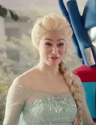 Actress as Elsa