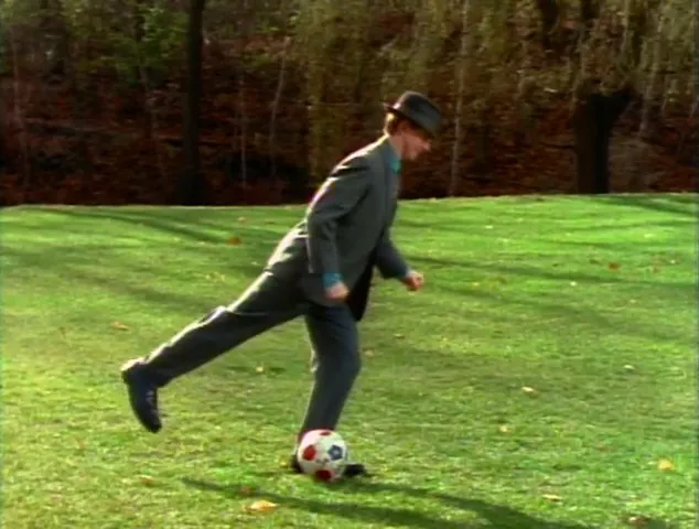 Mr. Heavyfoot Kicks a Ball