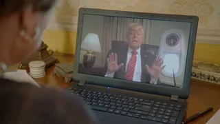 Theresa May Skypes with Donald Trump